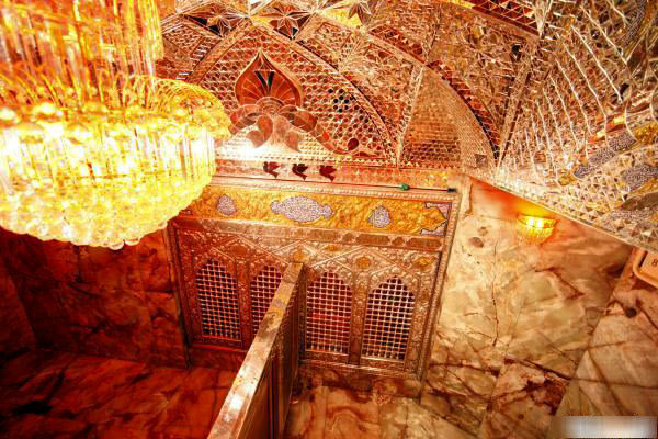 ضریح امام حسین (ع) از داخل+تصاویر