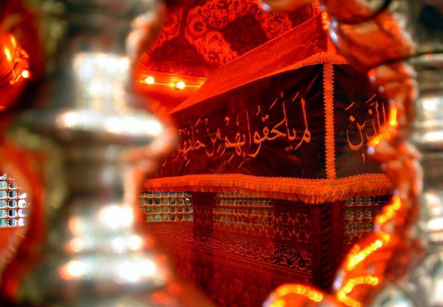ضریح امام حسین (ع) از داخل+تصاویر