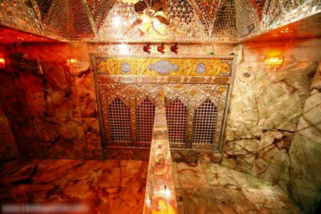 ضریح امام حسین (ع) از داخل+تصاویر